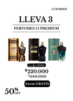 3 Perfumes (le male elixir - le beau le parfum - le male le parfum) + 1 Perfumero
